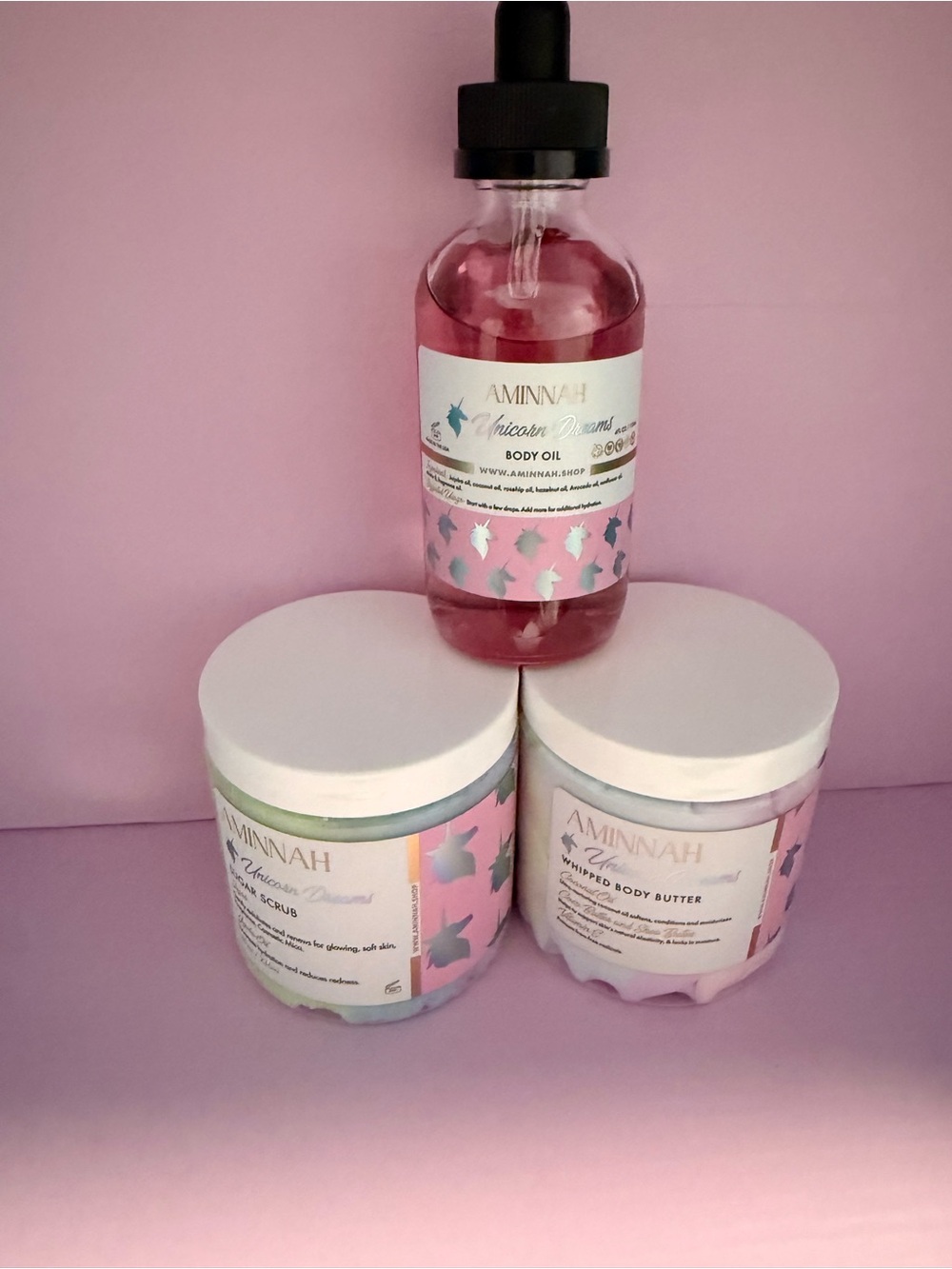 Aminnah 3 piece Unicorn Dreams Bundle